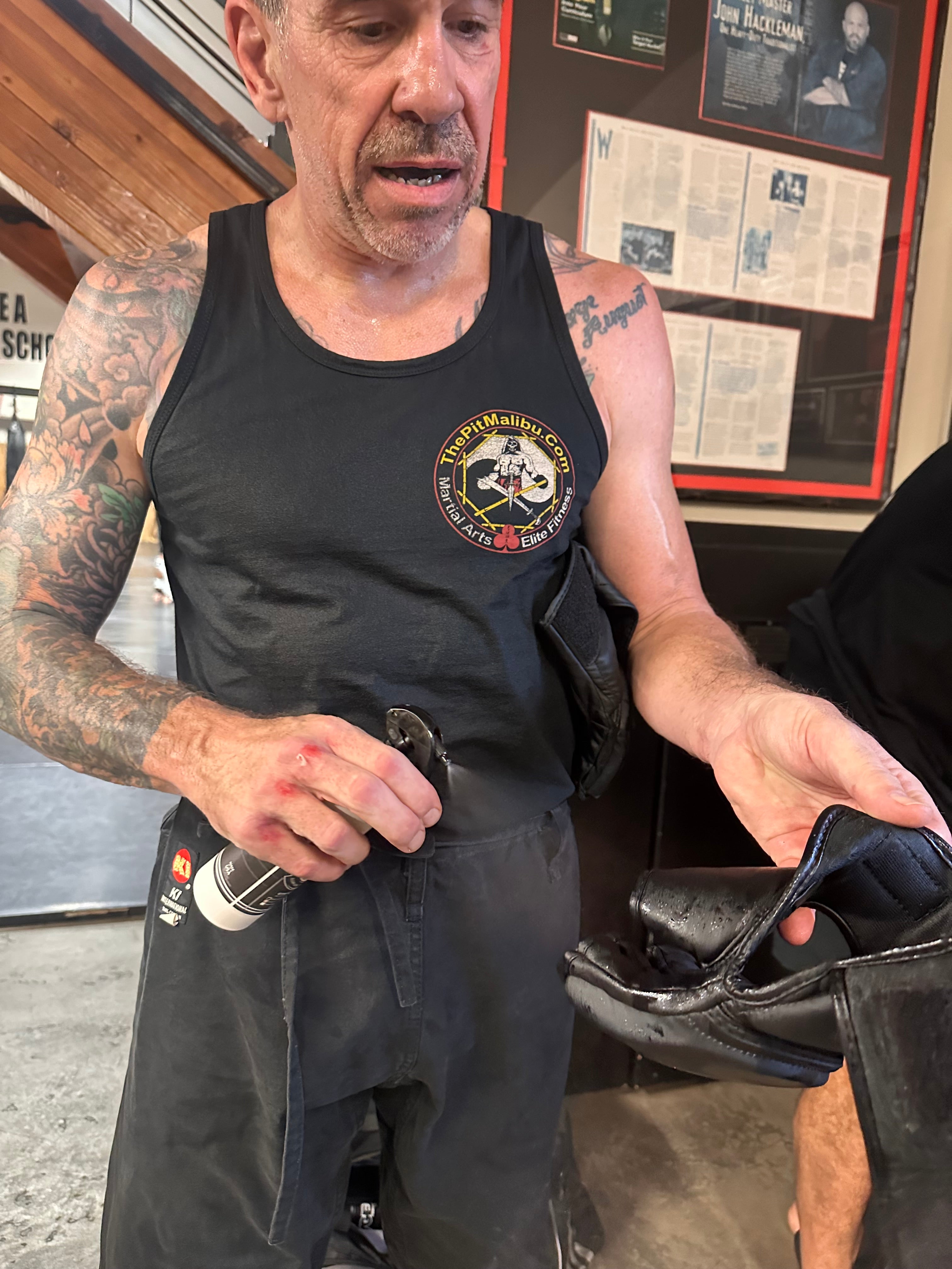 Alcohol-Free MMA & Jiu Jitsu Gear Spray - Odor Control for Gloves, Shin Guards, & Training Gear | Bushido Fresh