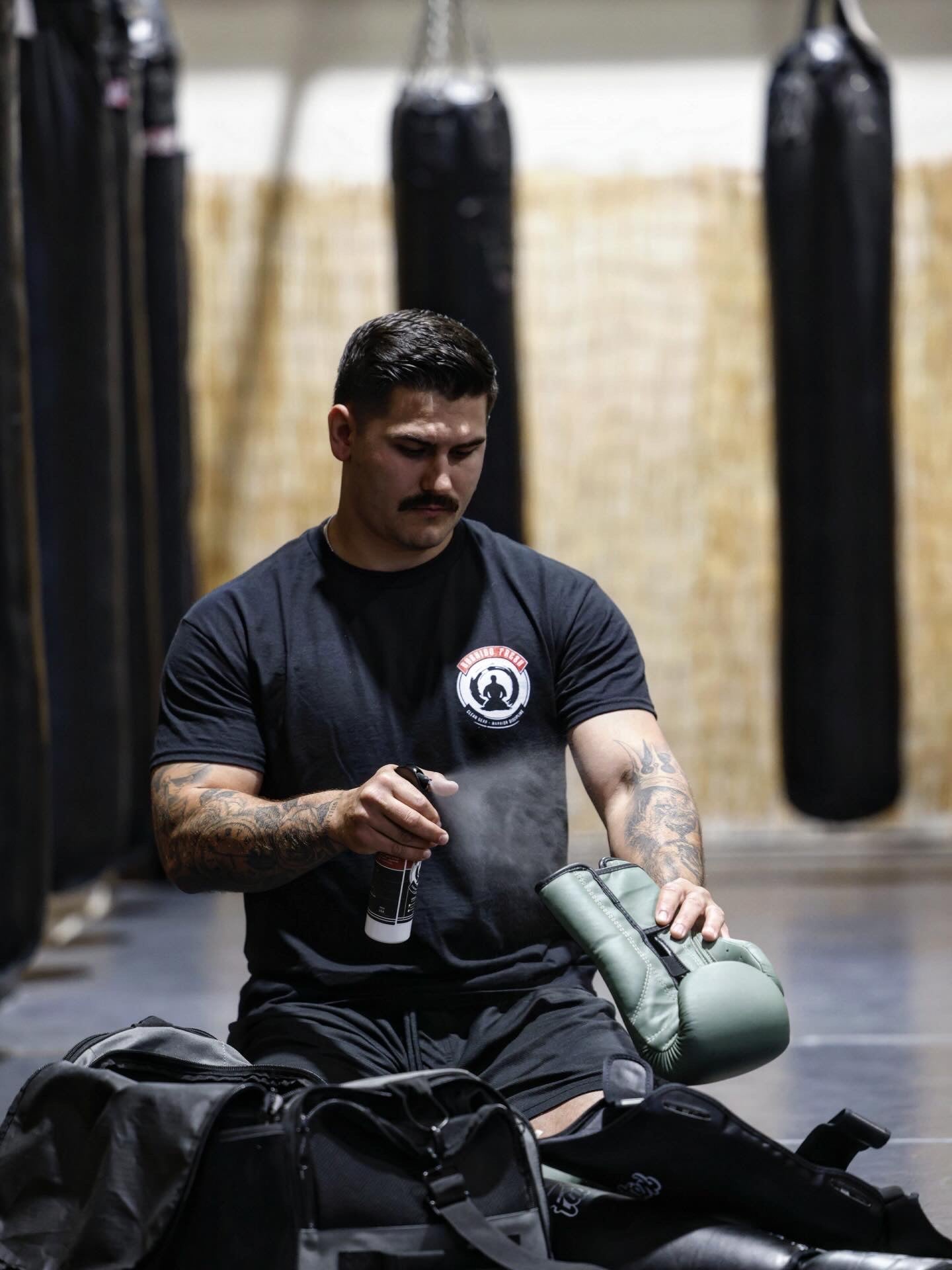 Alcohol-Free MMA & Jiu Jitsu Gear Spray - Odor Control for Gloves, Shin Guards, & Training Gear | Bushido Fresh